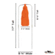 Do All Outdoors Lone Prairie Dog, Orange, .22 to 50 Cal, BSL4