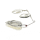 Dobyns D-Blade Advantage Series Spinnerbaits, Willow/Willow Blade, 3/8oz, Shimmer Shad, ADV 3/8 A03 WIL/WIL