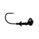Dobyns Football Head, 1/4oz, 4pk, Black, FB HEAD BLK 1/4 4PK