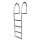 Dock Edge Fixed Eco - Weld Free Aluminum 4-Step Dock Ladder 59823