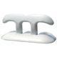Dock Edge Flip Up Dock Cleat 8" - White, 2608W-F