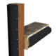 Dock Edge Piling Bumper - One End Capped - 6' - Black 64084