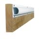 Dock Edge PRODOCK Heavy "D" Dock Profile - 3 8' Sections - White, 1205-F