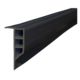Dock Edge Standard PVC Full Face Profile - 16' Roll - Black, 1163-F