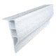 Dock Edge Standard PVC Full Face Profile - 16' Roll - White 61518