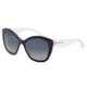 Dolce&amp;Gabbana 3 LAYERS DG4220 Sunglasses 2794T3-55 - Black/pearl Fuxia/cryst Frame, Polar Grey Gradient Lenses