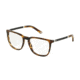 Dolce&amp;Gabbana BASALTO COLLECTION DG3216 Eyeglass Frames 2673-52 - Matte Striped Brown Frame