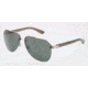 Dolce&amp;Gabbana BLOCK HINGE DG2124 Progressive Prescription Sunglasses DG2124-121871-61 - Lens Diameter 61 mm, Lens Diameter 61 mm, Frame Color Silver