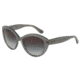 Dolce&amp;Gabbana CONTEMPORARY DG4239 Single Vision Prescription Sunglasses DG4239-29158G-56 - Lens Diameter 56 mm, Frame Color Opal Grey