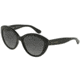 Dolce&amp;Gabbana CONTEMPORARY DG4239 Single Vision Prescription Sunglasses DG4239-501-T3-56 - Lens Diameter 56 mm, Frame Color Black