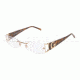 Dolce&amp;Gabbana DG 1148 Eyeglasses Styles - Gold Frame w/Non-Rx 52 mm Diameter Lenses, 065-5217