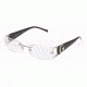 Dolce&amp;Gabbana DG 1148 Eyeglasses Styles - Silver Frame w/Non-Rx 52 mm Diameter Lenses, 061-5217