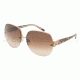Dolce&amp;Gabbana DG 2050B Sunglasses Styles - Antique Gold Frame / Brown Gradient Lenses, 154-13-6215