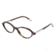 Dolce&amp;Gabbana DG3105 SV Prescription Eyeglasses - Havana Demo Lens Frame / 50 mm Prescription Lenses, 502-5016