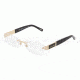 Dolce&amp;Gabbana DG1210 Single Vision Prescription Eyewear 1040-5417 - Gold 