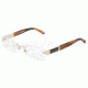 Dolce&amp;Gabbana DG1210 Single Vision Prescription Eyewear 1041-5417 - Pale Gold 