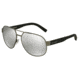 Dolce&amp;Gabbana DG2147 Progressive Prescription Sunglasses DG2147-12766G-61 - Lens Diameter 61 mm, Frame Color Grey Rubber