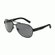 Dolce&amp;Gabbana DG2149 Single Vision Prescription Sunglasses DG2149-126081-61 - Lens Diameter 61 mm, Frame Color Black Rubber