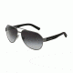 Dolce&amp;Gabbana DG2149 Single Vision Prescription Sunglasses DG2149-12628G-61 - Lens Diameter 61 mm, Frame Color Gunmetal Rubber