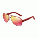 Dolce&amp;Gabbana DG2149 Single Vision Prescription Sunglasses DG2149-12816Q-61 - Lens Diameter 61 mm, Frame Color Red Rubber