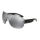 Dolce&amp;Gabbana DG2150B Sunglasses 12866G-37 - Black Gunmeal Frame, Grey Mirror Black Lenses