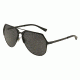 Dolce&amp;Gabbana DG2151 Sunglasses 110687-59 - Matte Black / Black Frame, Dark Grey Lenses