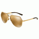 Dolce&amp;Gabbana DG2151 Sunglasses K440F9-59 - Gold Plated 18kt Frame, Brown Mirror Bronze Lenses