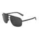 Dolce&amp;Gabbana DG2154 Single Vision Prescription Sunglasses DG2154-126087-61 - Lens Diameter 61 mm, Frame Color Black Rubber