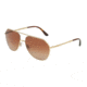 Dolce&amp;Gabbana DG2191 Single Vision Prescription Sunglasses DG2191-02-13-59 - Lens Diameter 59 mm, Frame Color Gold