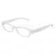 Dolce&amp;Gabbana DG3115 Progressive Prescription Eyeglasses 1896-5117 - White Lace 
