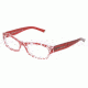 Dolce&amp;Gabbana DG3115 Progressive Prescription Eyeglasses 1897-5117 - Red Lace 