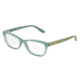 Dolce&amp;Gabbana DG3221 Progressive Prescription Eyeglasses 2920-51 - Crystal On Green Frame