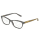 Dolce&amp;Gabbana DG3221 Progressive Prescription Eyeglasses 2921-51 - Crystal On Grey Frame