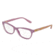 Dolce&amp;Gabbana DG3221 Progressive Prescription Eyeglasses 2922-51 - Crystal On Violet Frame