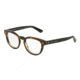 Dolce&amp;Gabbana DG3225 Progressive Prescription Eyeglasses 2925-48 - Striped Tobaco Frame