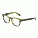 Dolce&amp;Gabbana DG3225 Progressive Prescription Eyeglasses 2926-48 - Striped Olive Green Frame