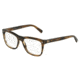 Dolce&amp;Gabbana DG3226 Progressive Prescription Eyeglasses 2925-52 - Striped Tobaco Frame