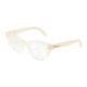Dolce&amp;Gabbana DG3246F Eyeglass Frames 3135-53 - Shot Beige Frame