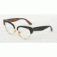 Dolce&amp;Gabbana DG3247 Eyeglass Frames 3033-53 - Top Black/handcart Frame