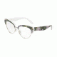 Dolce&amp;Gabbana DG3247 Eyeglass Frames 3149-53 - Print Hydrangea On White Frame