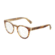 Dolce&amp;Gabbana DG3251F Bifocal Prescription Eyeglasses 3052-51 - Striped Honey Frame
