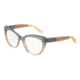 Dolce&amp;Gabbana DG3255 Single Vision Prescription Eyeglasses 3074-51 - Grad Brown/caramel/yellow Frame