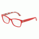 Dolce&amp;Gabbana DG3274 Eyeglass Frames 3129-54 - Red On Mambo Print Frame
