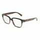 Dolce&amp;Gabbana DG3282 Single Vision Prescription Eyeglasses 3158-52 - Brown Gradient Brown Horn Frame