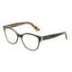 Dolce&amp;Gabbana DG3322 Eyeglass Frames 3235-52 - Black On Leo Glitter Gold