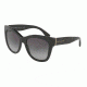 Dolce&amp;Gabbana DG4270F Single Vision Prescription Sunglasses DG4270F-501-8G-55 - Lens Diameter 55 mm, Frame Color Black