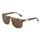 Dolce&amp;Gabbana DG4288 Single Vision Prescription Sunglasses DG4288-306373-53 - Lens Diameter 53 mm, Frame Color Striped Brown