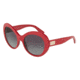 Dolce&amp;Gabbana DG4295F Single Vision Prescription Sunglasses DG4295F-30978G-57 - Lens Diameter 57 mm, Frame Color Fuxia
