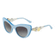 Dolce&amp;Gabbana DG4302B Single Vision Prescription Sunglasses DG4302B-31008G-50 - Lens Diameter 50 mm, Frame Color Pearl Azure
