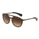Dolce&amp;Gabbana DG6101 Sunglasses 302813-53 - Matte Havana/gunmetal Frame, Brown Gradient Lenses